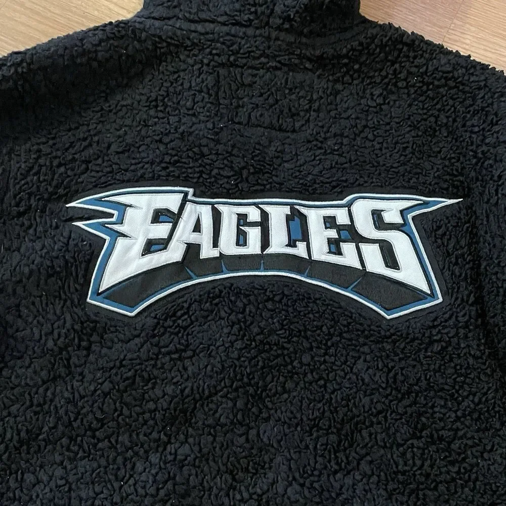 Philadelphia Eagles zip up Hoodie Sweatshirt Size Small NFL Pro Line - Picture 5 of 13